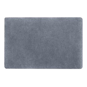 Spirella koupelnová předložka FINO, šedá, mikrovlákno, protiskluzová, 60 x 90 cm