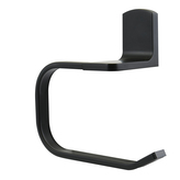 Spirella nástěnný držák na toaletní papír TAKU, matná černá, ocel, 17 cm