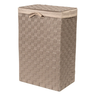 Koš na prádlo s víkem Compactor Stan, 55 L, 25 x 38 x 60 cm, hnědý Koš na prádlo s víkem Compactor Stan, 55 L, 25 x 38 x 60 cm, hnědý