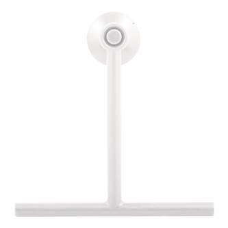 Spirella sprchová stěrka s přísavkou TIM, bílá, plast, 22 cm