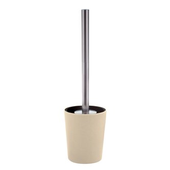 Spirella WC štětka TAKEO, s béžovou nádobou z bambusových vláken