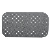 MSV protiskluzová podložka do vany CLASS Premium, šedá, SBS kaučuk, 36 x 65 cm