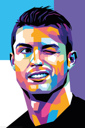 Plakát, Obraz - Football Player, 61 × 91.5 cm