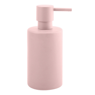 Spirella dávkovač mýdla TUBE-Matt, matně růžový, keramika, 300 ml