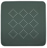 Spirella protiskluzová podložka do sprchy ALASKA, tmavě zelená, PVC, 55 x 55 cm