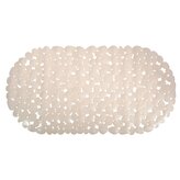 MSV protiskluzová podložka do vany GALETS, béžová, PVC, 99 x 39 cm