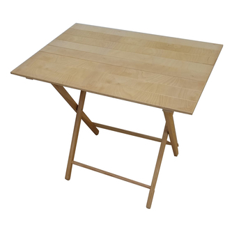 Skládací stolek Compactor Fiesta,světlý buk, 60 x 80 x 73 cm