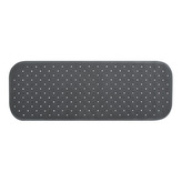 MSV protiskluzová podložka do vany CLASS Premium, šedá, SBS kaučuk, 36 x 97 cm