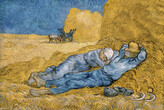 Plakát, Obraz - Siesta by Vincent van Gogh, 61 × 91.5 cm