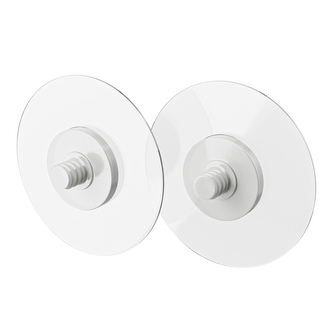 Compactor sada 2 ks náhradních podložek BESTLOCK, velikost L, transparentní