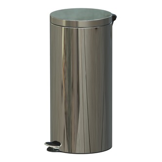 Pedálový odpadkový koš Hotel Safe Soft -Close Freedom Fresh 30 l, nerez ocel, lesklá