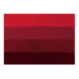 Spirella koupelnová předložka FOUR, červená, polyester, protiskluzová, 60 x 90 cm