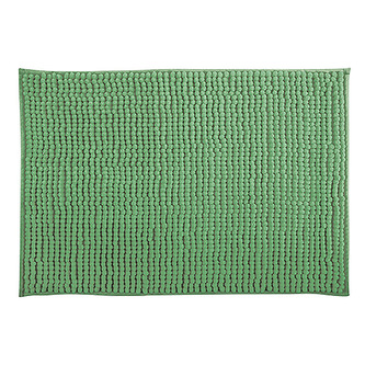 MSV koupelnová předložka CHENILLE, bazalková, mikrovlákno, protiskluzová, 50 x 80 cm