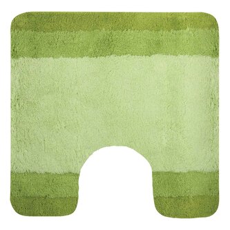 Spirella koupelnová WC předložka BALANCE, zelená, polyester, 55 x 55 cm