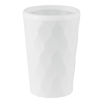 Spirella kelímek na zubní kartáčky POOL, bílý, plast