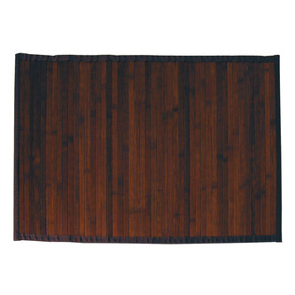 Spirella koupelnová bambusová předložka YALONG, hnědá, protiskluz, 50 x 80 cm