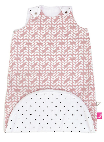 MOTHERHOOD Vak spací 2v1 ZIP-A-Round Beige mušelínový Pink Classics 3-18m 0,5 tog