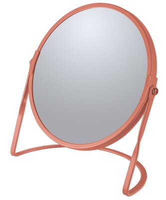 Spirella kosmetické zvětšovací zrcátko AKIRA, matná terakota, ocel