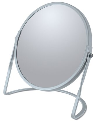 Spirella kosmetické zvětšovací zrcátko AKIRA, matná ledově modrá, ocel