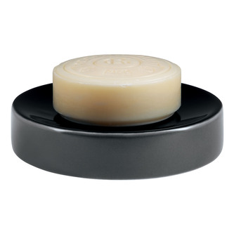 Spirella mýdlenka JARO, tmavě šedo/černá, keramika