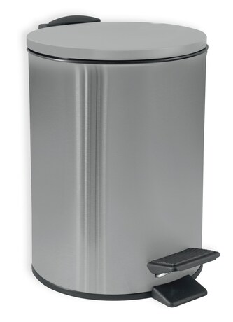 Spirella pedálový odpadkový koš ADELAR, kartáčovaná nerez ocel, 3 L