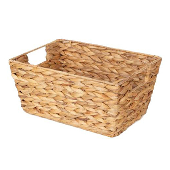 Compactor ručně pletený koš z vodního hyacintu BOGOTA - S, s madly, 30 x 20 x 15 cm Compactor ručně pletený koš z vodního hyacintu BOGOTA - S, s madly, 30 x 20 x 15 cm