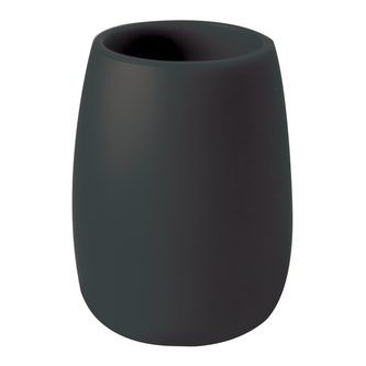 Spirella kelímek na kartáčky SVEN, černý, polyresin