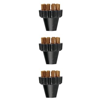 VÝPRODEJ Sada 3ks kartáčků s mosaznými vlákny pro Polti Vaporetto a LECOASPIRA