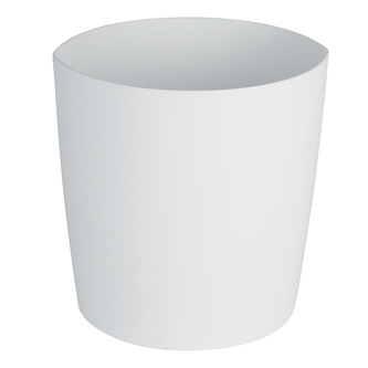 Spirella kelímek na kartáčky LEMON OPAQUE, bílý, plast