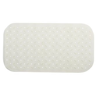 MSV protiskluzová podložka do vany CLASS Premium, bílá, SBS kaučuk, 36 x 65 cm