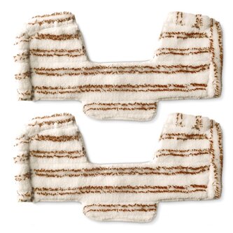 2 ks návleků na dřevěné podlahy z mikrovlákna pro parní vysavače Polti UNICO