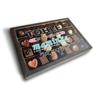 Pralinky Tohle je ta nejlepší maminka na světě: 28 ks pralinek