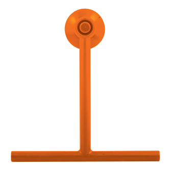 Spirella sprchová stěrka s přísavkou TIM, oranžová, plast, 22 cm