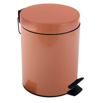 Spirella pedálový odpadkový koš SYDNEY, terakota, ocel, 3 L
