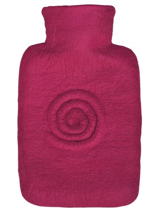Termofor Hugo Frosch Classic s plstěným obalem ze 100 % ovčí vlny merino – Spirale