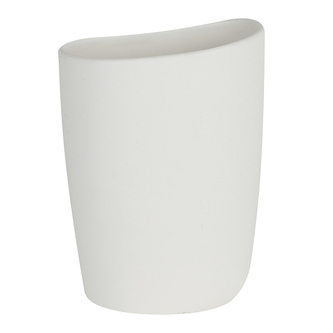 Spirella kelímek na kartáčky ETNA, bílý, keramika
