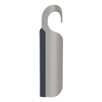 Spirella závěsná stěrka do sprchy SKATE, šedo-hnědá, plast / TPE guma