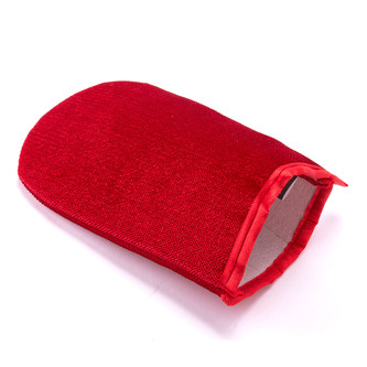 MSV rukavice na textil a čalounění pro odstranění chlupů a nečistot, červená, polyester