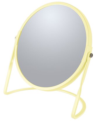 Spirella kosmetické zvětšovací zrcátko AKIRA, matná žlutá, ocel