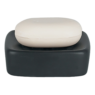 Spirella mýdlenka RETRO, černá, keramika
