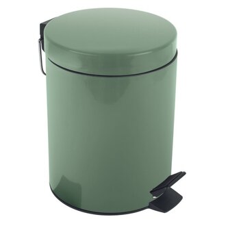 Spirella pedálový odpadkový koš SYDNEY, bazalkově zelená, ocel, 3 L