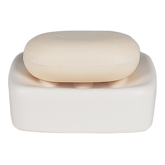 Spirella mýdlenka RETRO, bílá, keramika