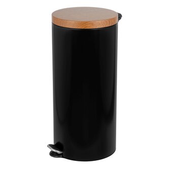 Pedálový odpadkový koš Sherwood Freedom Fresh 30 l, lakovaná ocel, černá Pedálový odpadkový koš Sherwood Freedom Fresh 30 l, lakovaná ocel, černá