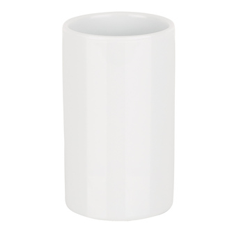 Spirella kelímek na kartáčky TUBE, bílý, porcelán