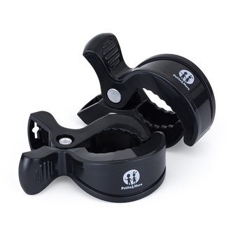 PETITE&MARS Kolíček Peg na kočárek (2 ks) Black