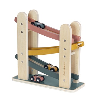 PETITE&MARS Hračka dřevěná závodní dráha Milky Way Wood of Mars 18m+ Aurora Pink