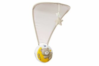 CHICCO Hudební projektor nad postýlku Next2Moon 3v1 na všechny postýlky včetně Next2Me, neutral 0m+