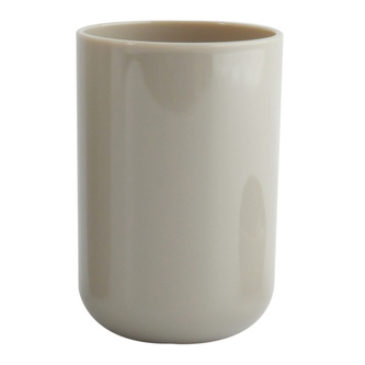 MSV kelímek na zubní kartáčky INAGUA, šedo-hnědý, plast