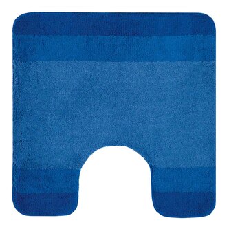 Spirella koupelnová WC předložka BALANCE, modrá, polyester, 55 x 55 cm