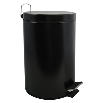 MSV pedálový odpadkový koš UNIS, černá ocel 20 L